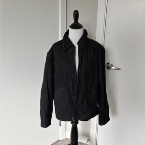 GU (Uniqlo) Black Jean Zip up Jacket